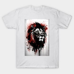 Lion Ink Painting T-Shirt